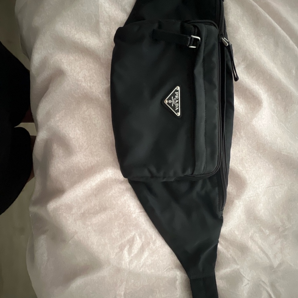 Prada Black Nylon Tessuto Crossbody/Waist Bag